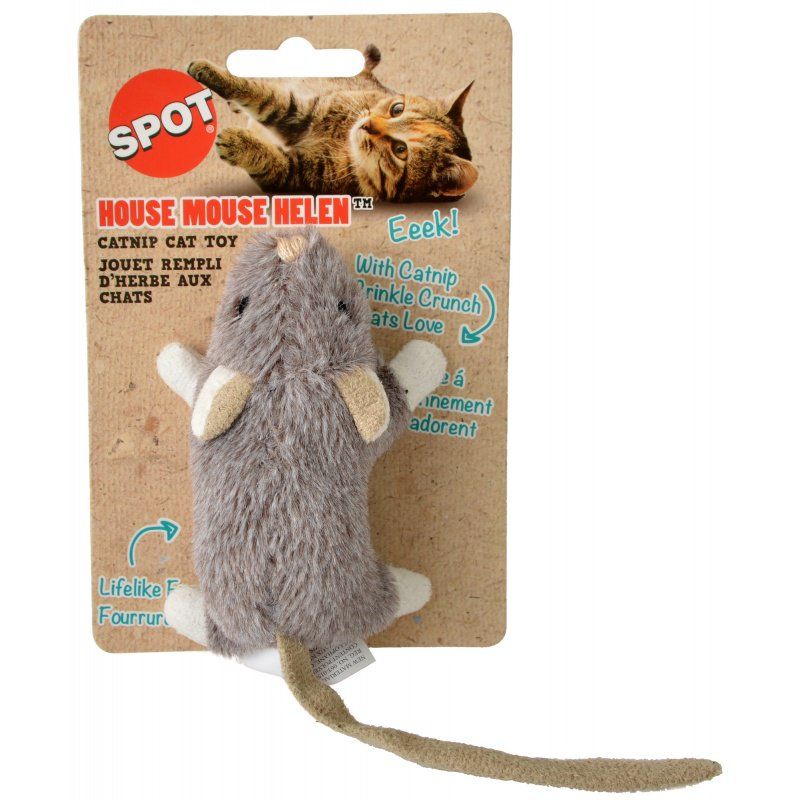 Spot House Mouse Helen Catnip Toy - Assorted Colors image 0