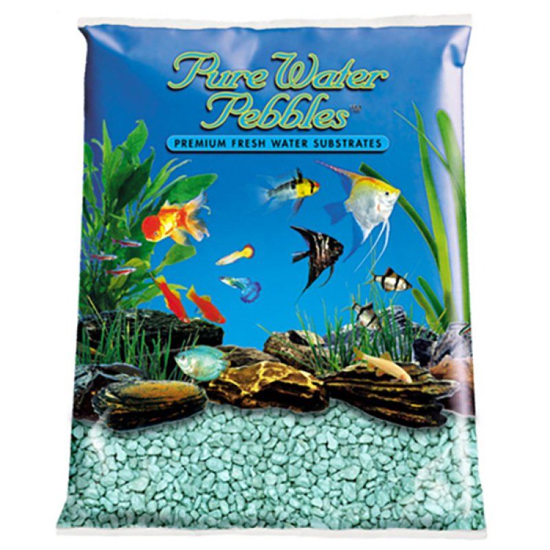 Pure Water Pebbles Aquarium Gravel - Turquoise image 0