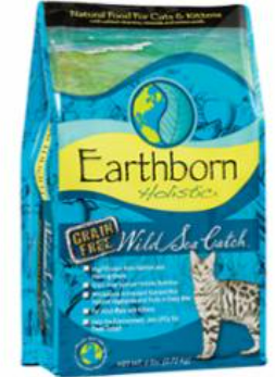 Earthborn Grain-Free Wild Sea Catch Dry Cat Food image 0