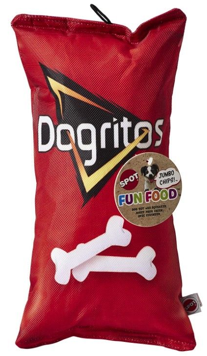 Spot Fun Food Dogritos Chips Plush Dog Toy image 0