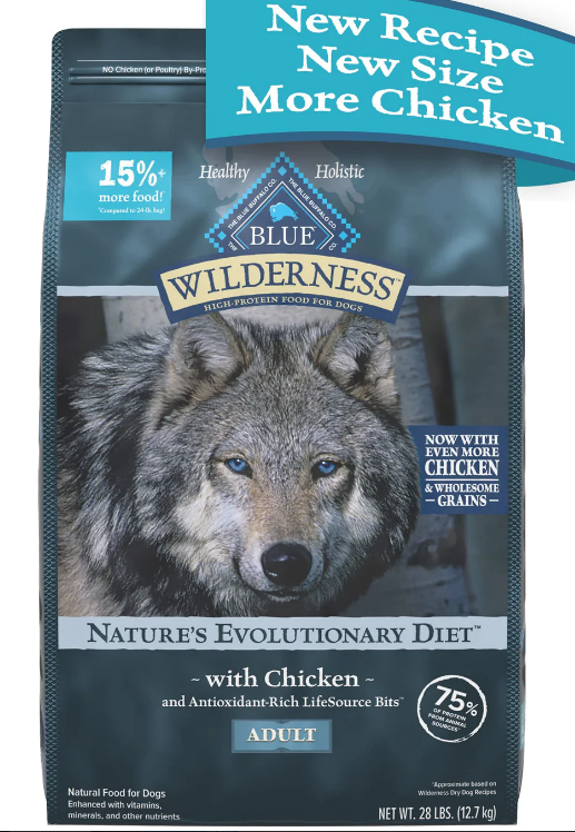 Blue Buffalo Wilderness Adult High-Protein Chicken with Wholesome Grains image 0