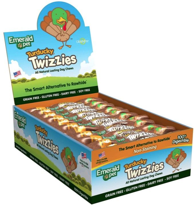 Emerald Pet Turducky Twizzies Natural Dog Chews image 0