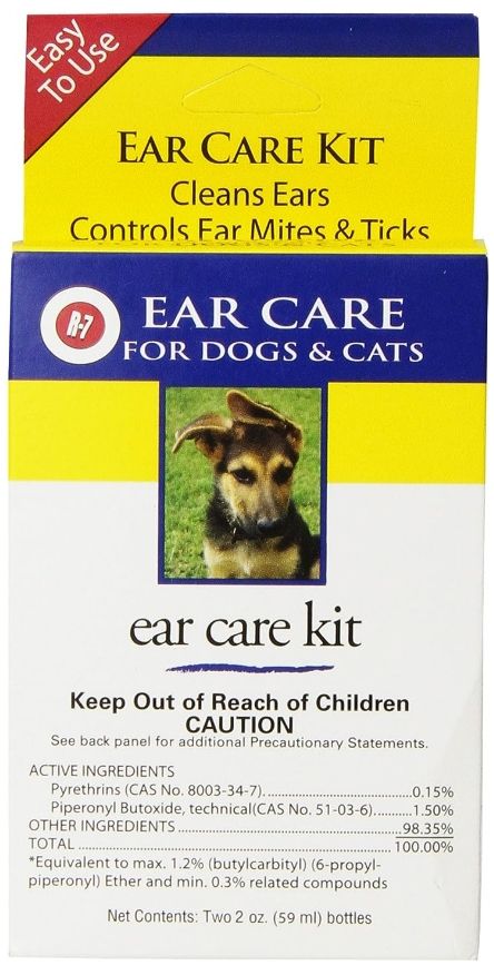 Miracle Care Pet Ear Mite Treatment Kit and Ear Cleaner for Dogs image 0