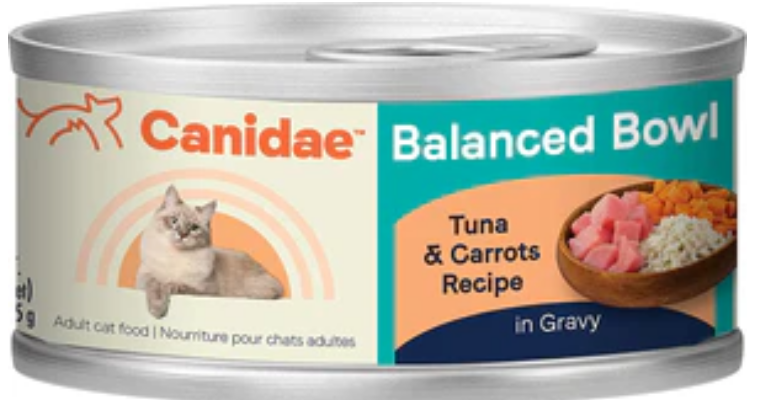 Canidae Balanced Bowl Cat Wet Food Canned Cat Food - Tuna/Carrot- 3Oz Case of 24 image 0