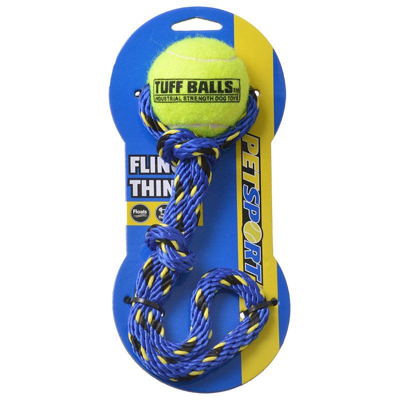 Petsport Tuff Ball Fling Thing Dog Toy image 0