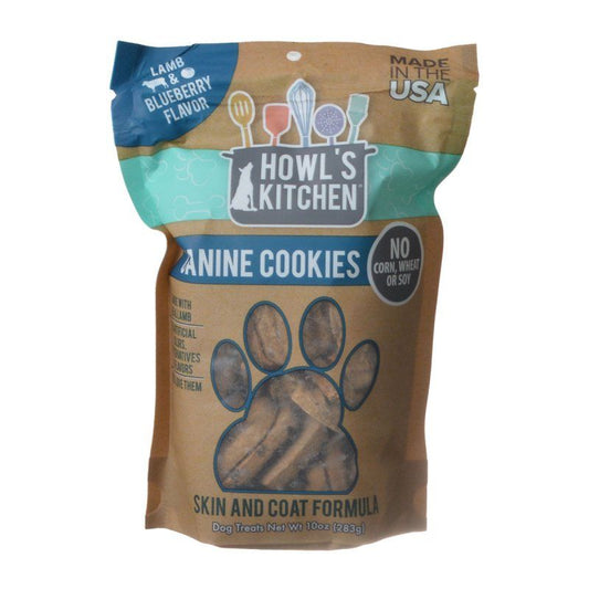 Howl's Kitchen Canine Cookies Skin & Coat Formula - Lamb & Blueberry Flavor image 0