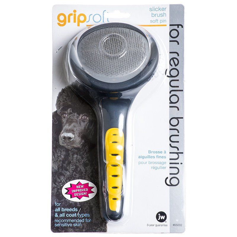 JW Gripsoft Soft Pin Slicker Brush image 0