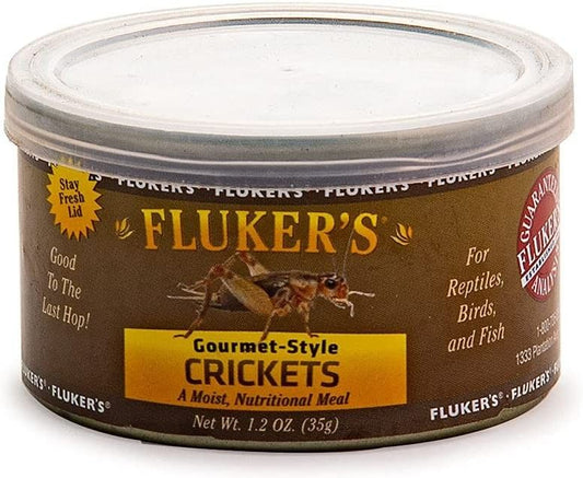 Flukers Gourmet Style Canned Crickets image 0