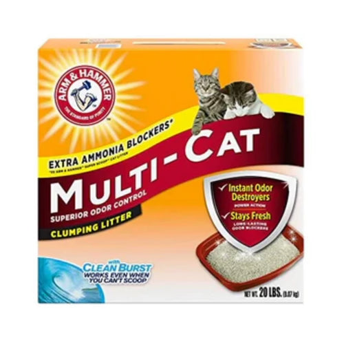 Arm & Hammer Multi-Cat Clumping Cat Litter - Cleanburst - 29 Lbs