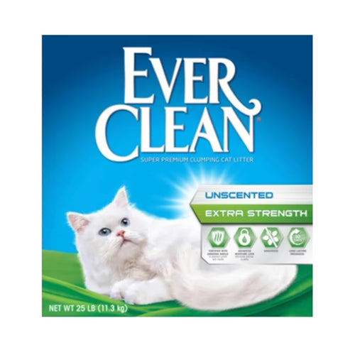 Ever Clean Extra Strength Clumping Cat Litter - Unscented - 25 Lbs
