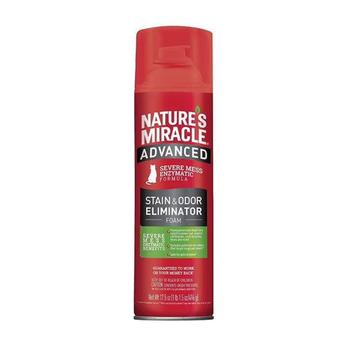 Nature's Miracle Just for Cats Advanced Enzymatic Stain & Odor Eliminator Foam