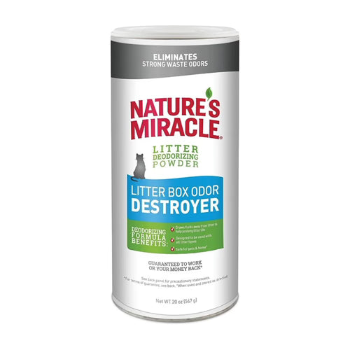 Nature's Miracle Just For Cats Litter Box Odor Destroyer - Deodorizing Powder