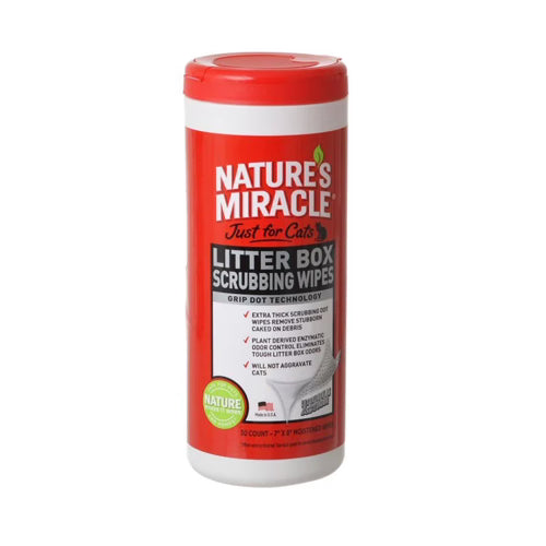 Nature's Miracle Just For Cats Litter Box Wipes