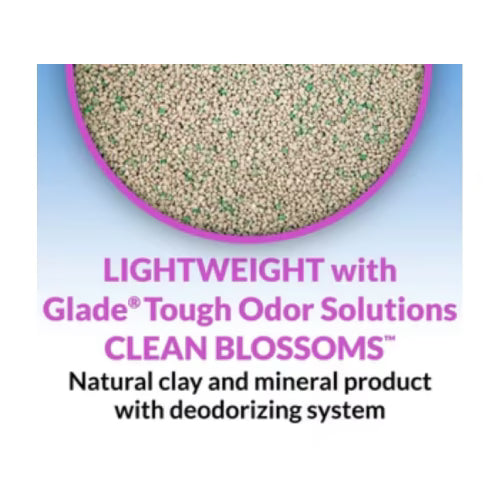 Tidy Cats Lightweight Blossom Scented Tough Odor Solution Litter 8.5lb - 2 Pack