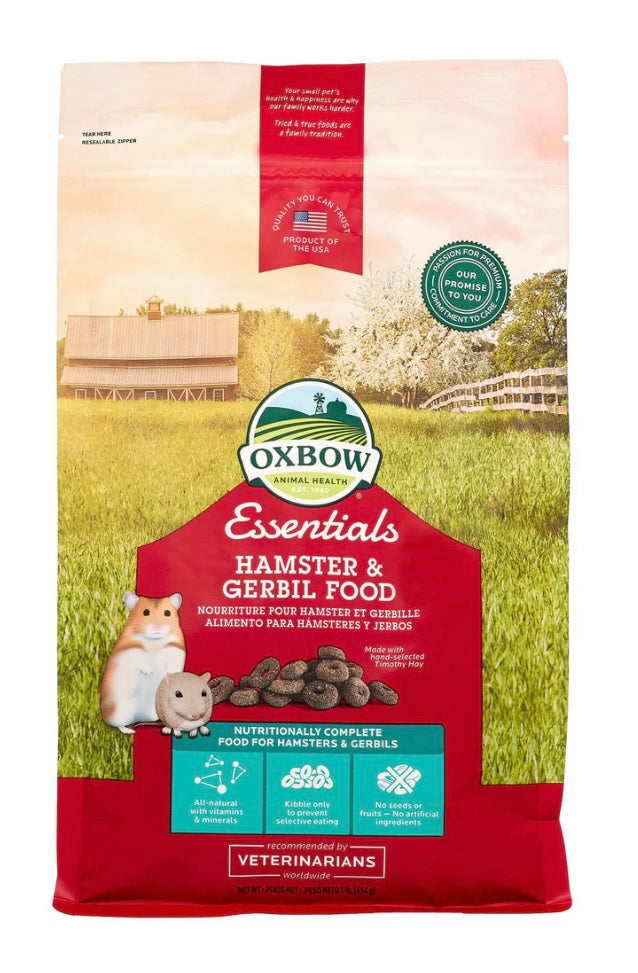 Oxbow Hamster/Gerbil Essentials Small Animal Food - 15 lb Bag image 0