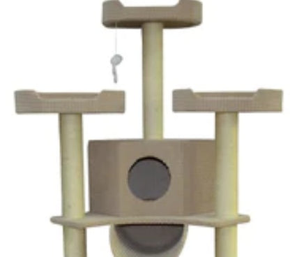 Animal Treasures Cat Tree Scratcher - New Yorker - 66" image 1