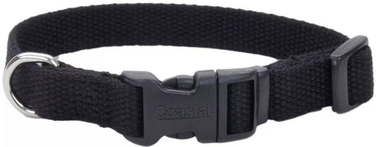 Coastal Pet New Earth Soy Adjustable Dog Collar Onyx Black image 0