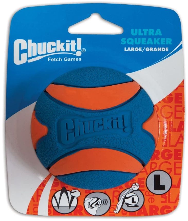 Chuckit Ultra Squeaker Ball Dog Toy image 0