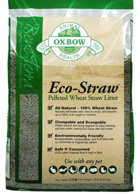Oxbow Eco-Straw Small Animal Hay - 20 lb Bag image 0