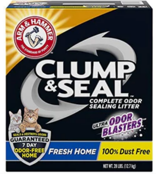 Arm & Hammer Clump & Seal Fresh Home Cat Litter - 28 Lbs image 0