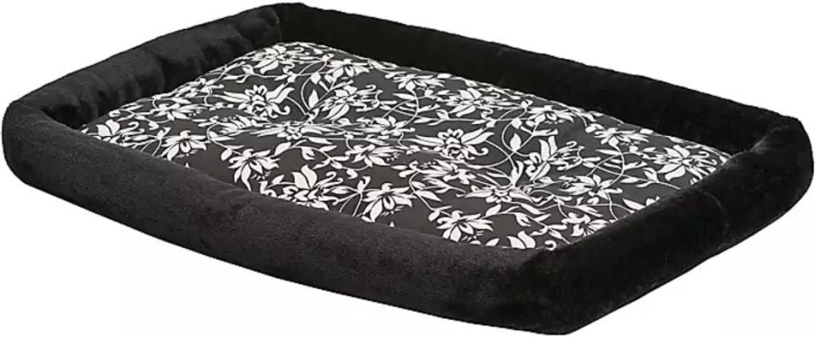 MidWest Quiet Time Bolster Bed Floral for Dogs image 0