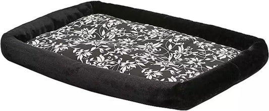 MidWest Quiet Time Bolster Bed Floral for Dogs image 0