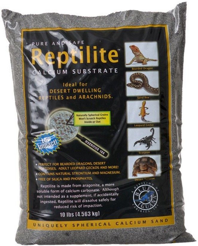 Blue Iguana Reptilite Calcium Substrate for Reptiles - Smokey Sands image 0
