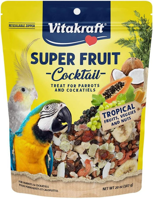 Vitakraft Super Fruit Cocktail Treat for All Parrots & Cockatiels image 0