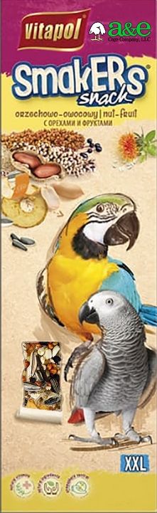 A&E Cage Company Smakers Parrot XXL Nut Treat Sticks image 0