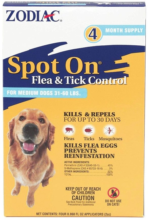 Zodiac Spot on Flea & Tick Controller for Dogs image 0