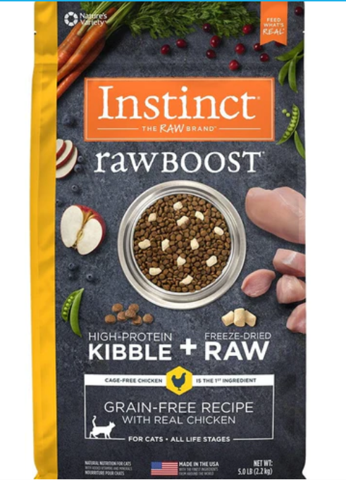 Instinct Raw Boost Grain Free Recipe with Real Chicken Natural Dry Cat Food image 0