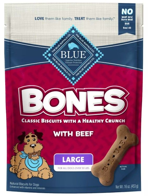 Blue Buffalo Classic Bone Biscuits with Beef Large image 0