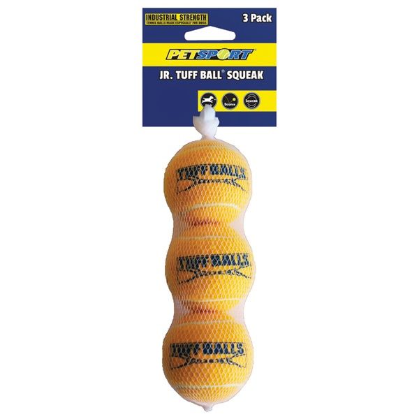 Petsport Jr. Tuff Ball Squeak Dog Toy image 0