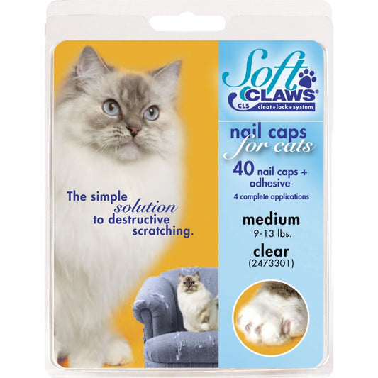 Soft Claws Nail Caps for Cats Clear image 0