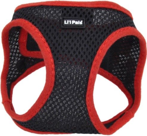 Li'L Pals Black Harness with Red Lining image 0