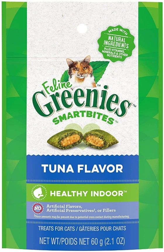 Greenies SmartBites Healthy Indoor Tuna Flavor Cat Treats image 0