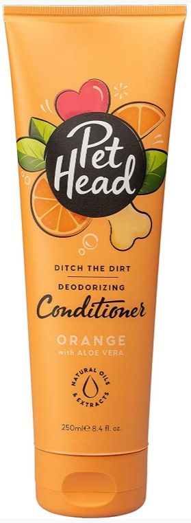 Pet Head Ditch the Dirt Deodorizing Conditioner for Dogs Orange with Aloe Vera image 0