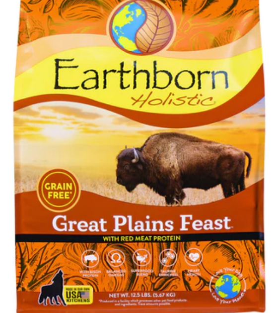 Earthborn Grain-Free Great Plains Feast Dry Dog Food - 4 lbs image 0