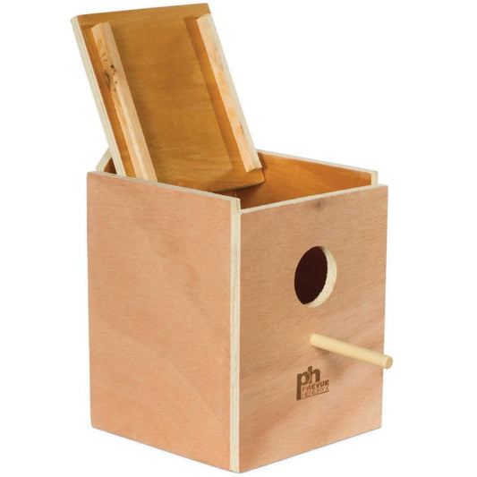 Prevue Hardwood Lovebird Nest Box image 0