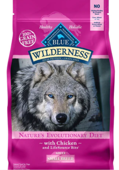 Blue Buffalo Wilderness Grain Free High Protein Chicken Recipe Adult Small Breed image 0