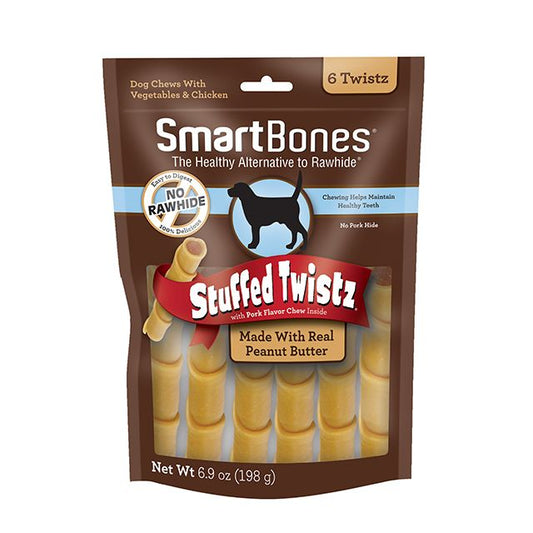 SmartBones Stuffed Twistz with Real Peanut Butter image 0