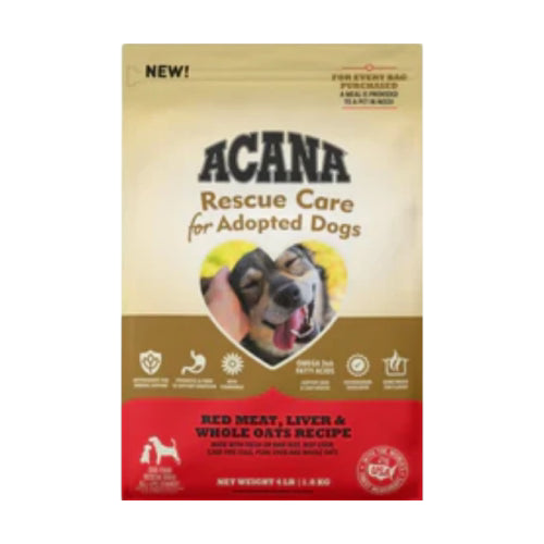 Acana Rescue Care for Adopted Dogs Red Meat & Oats