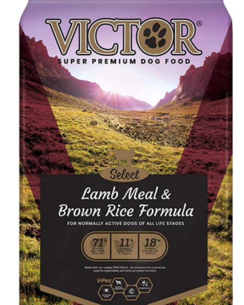 Victor Select Lamb & Rice Formula Dry Dog Food image 0