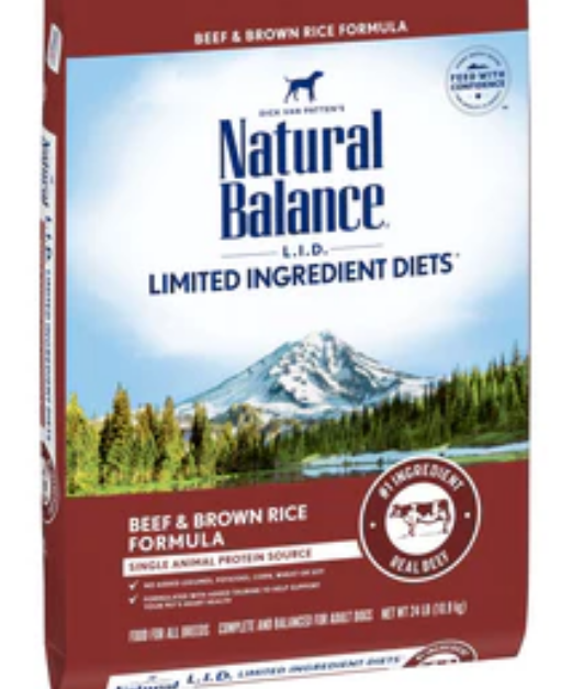 Natural Balance L.I.D. Limited Ingredient Diets Beef & Brown Rice Formula image 0