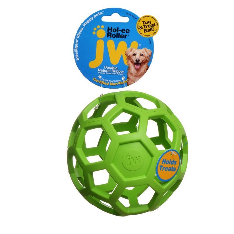 JW Pet Hol-ee Roller Rubber Dog Toy - Assorted image 0