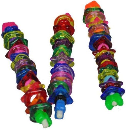 AE Cage Company Happy Beaks Acrylic Things and Lolly Pop Foot Toy image 0