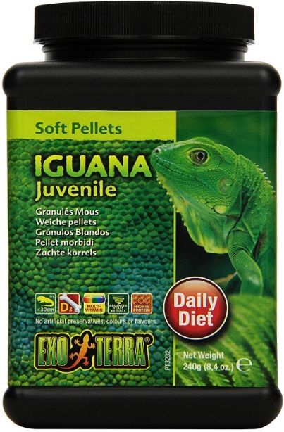 Exo Terra Soft Pellets Juvenile Iguana Food image 0