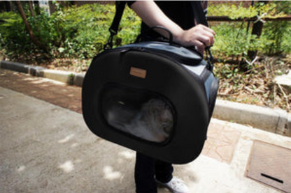 Pet Life® 'Final Destination' 2-in-1 Tough-Shell Wheeled Collapsible Pet Carrier image 4