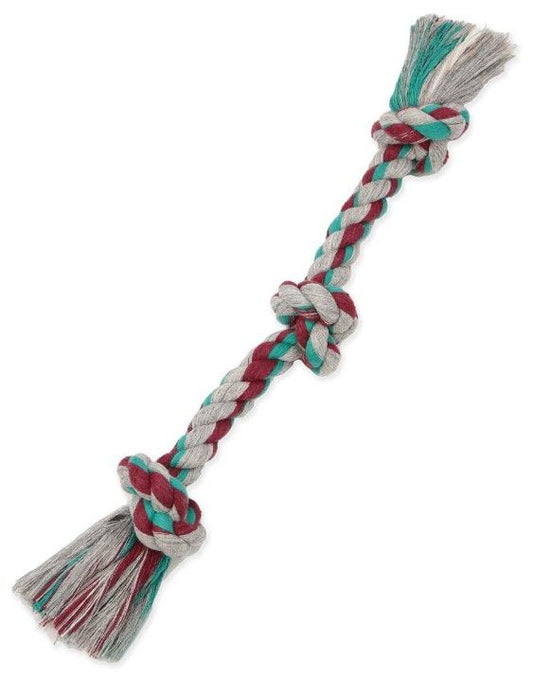Mammoth Cottonblend Color 3 Flossing Rope Dog Toy image 0