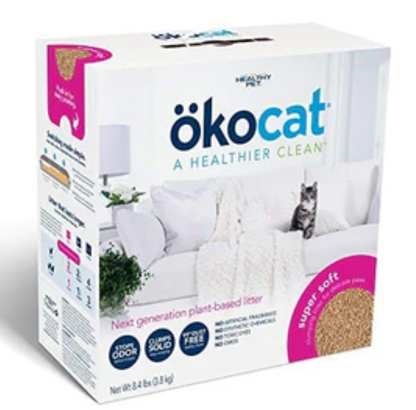 Okocat Super Soft Clumping Wood Cat Litter image 0
